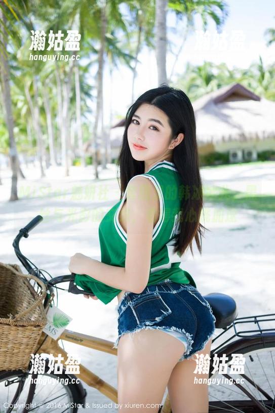 MiStar魅妍社-韩冰冰儿 MiStar魅妍社 - 套图里的韩冰冰儿,黑丝与光影的交织,看得我心跳加速